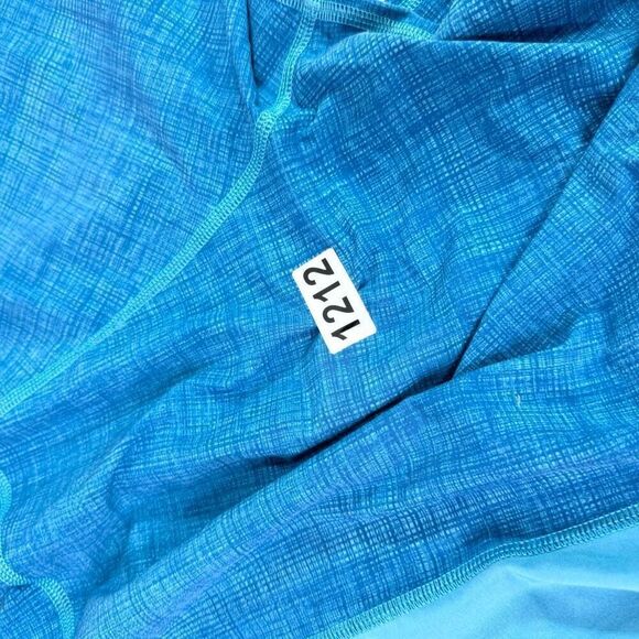 Lululemon Shorts Mens Large Blue Solid Mid-Rise Drawstrings - Picture 12 of 12